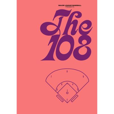 'The 108' baseball zine cover